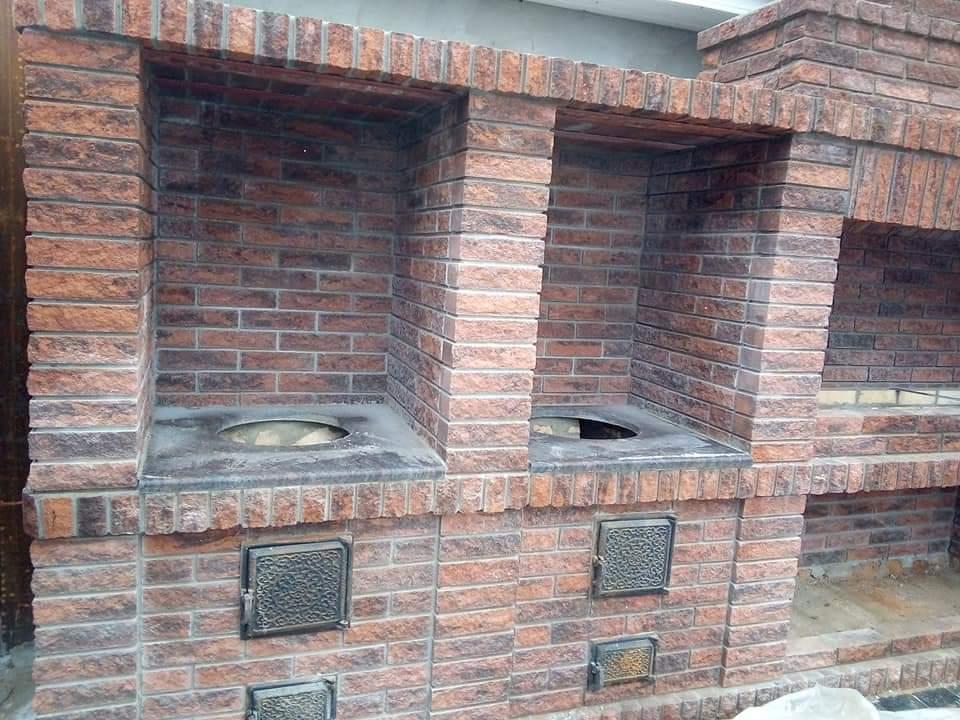 Камины, барбекю. Кладка любой сложности.