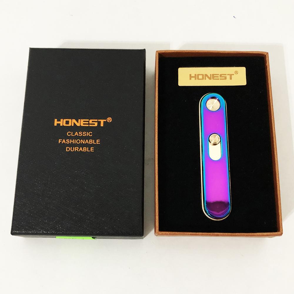 USB запальничка в подарунковій упаковці "Honest" 77127. Колір: хамелеон