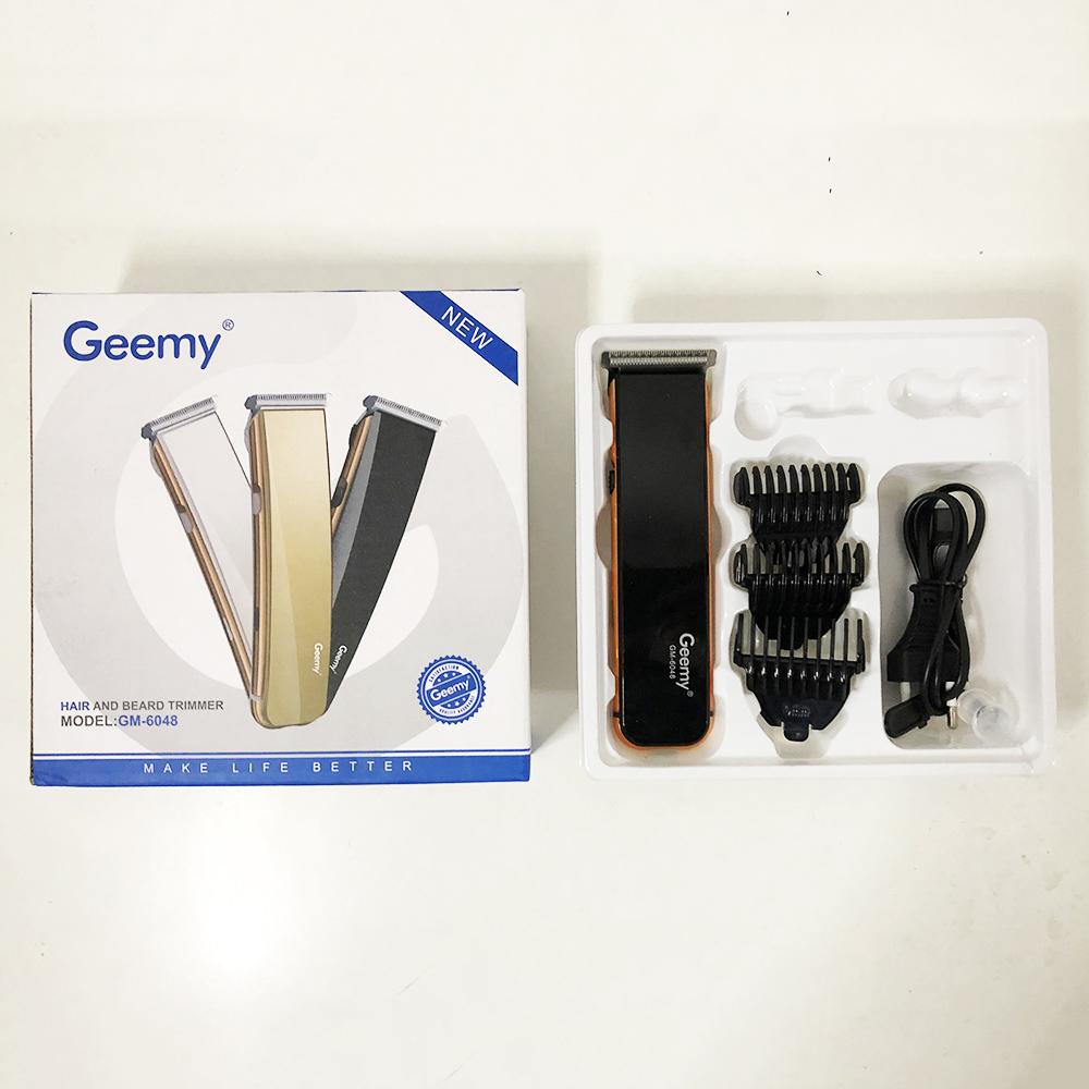 Машинка для стрижки GEMEI GM-6048. Колір чорний