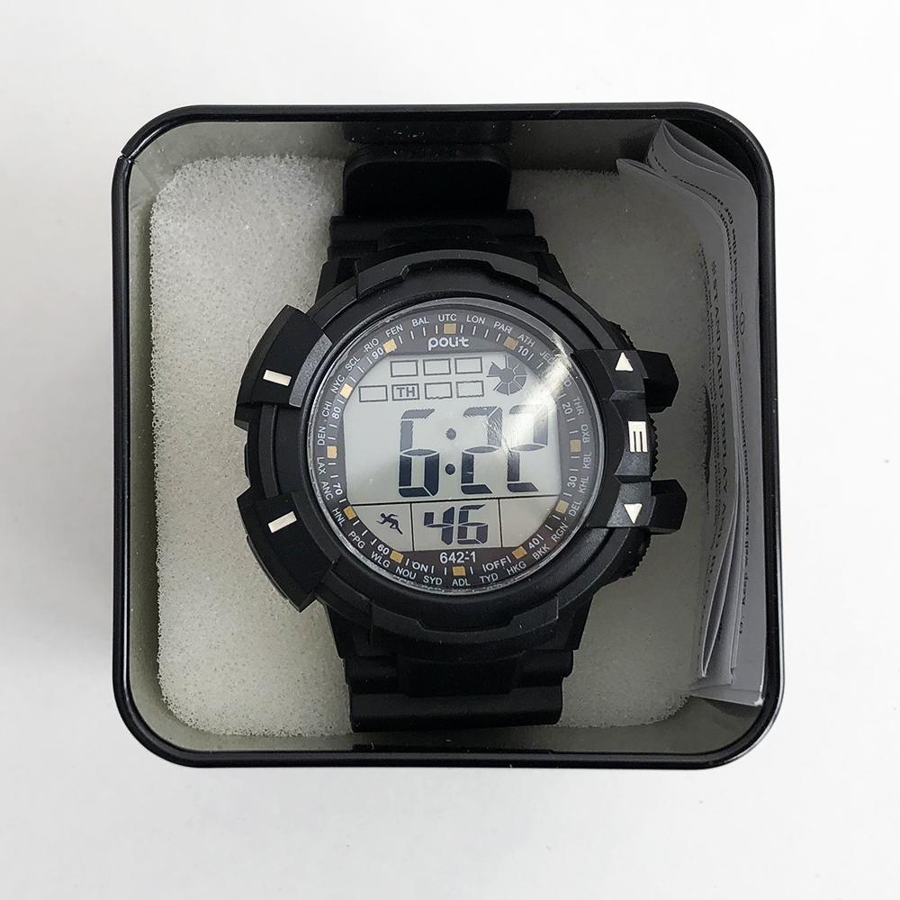 Годинник наручний Polit, в коробці. Колір чорний