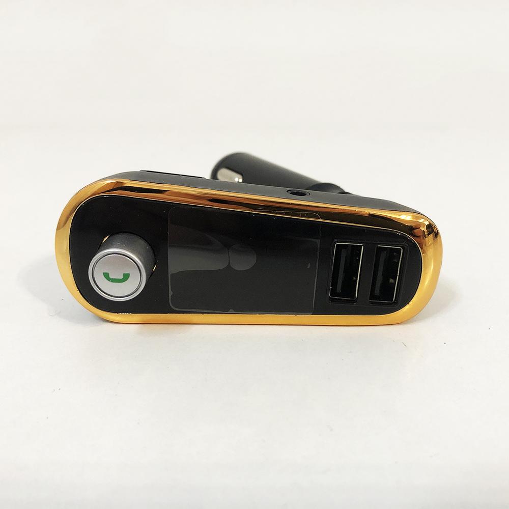 FM Трансмітер в машину SmartUS G11 BT ФМ модулятор автомобільний. Колір: золото