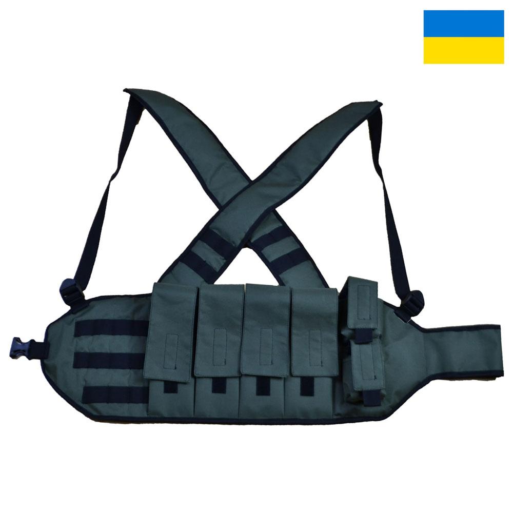 Розвантаження, розвантажувальний жилет із щільної тканини. Українське провадження. Колір: оливка хакі