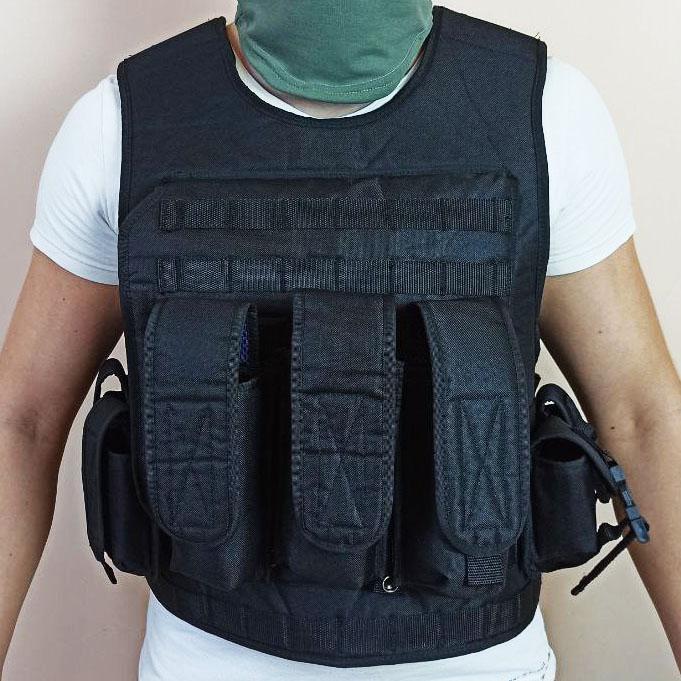 Плитоноска під броник ВЕЛИКА. Надзвичайна якість за стандартами НАТО! Максимальна якість! Колір чорний