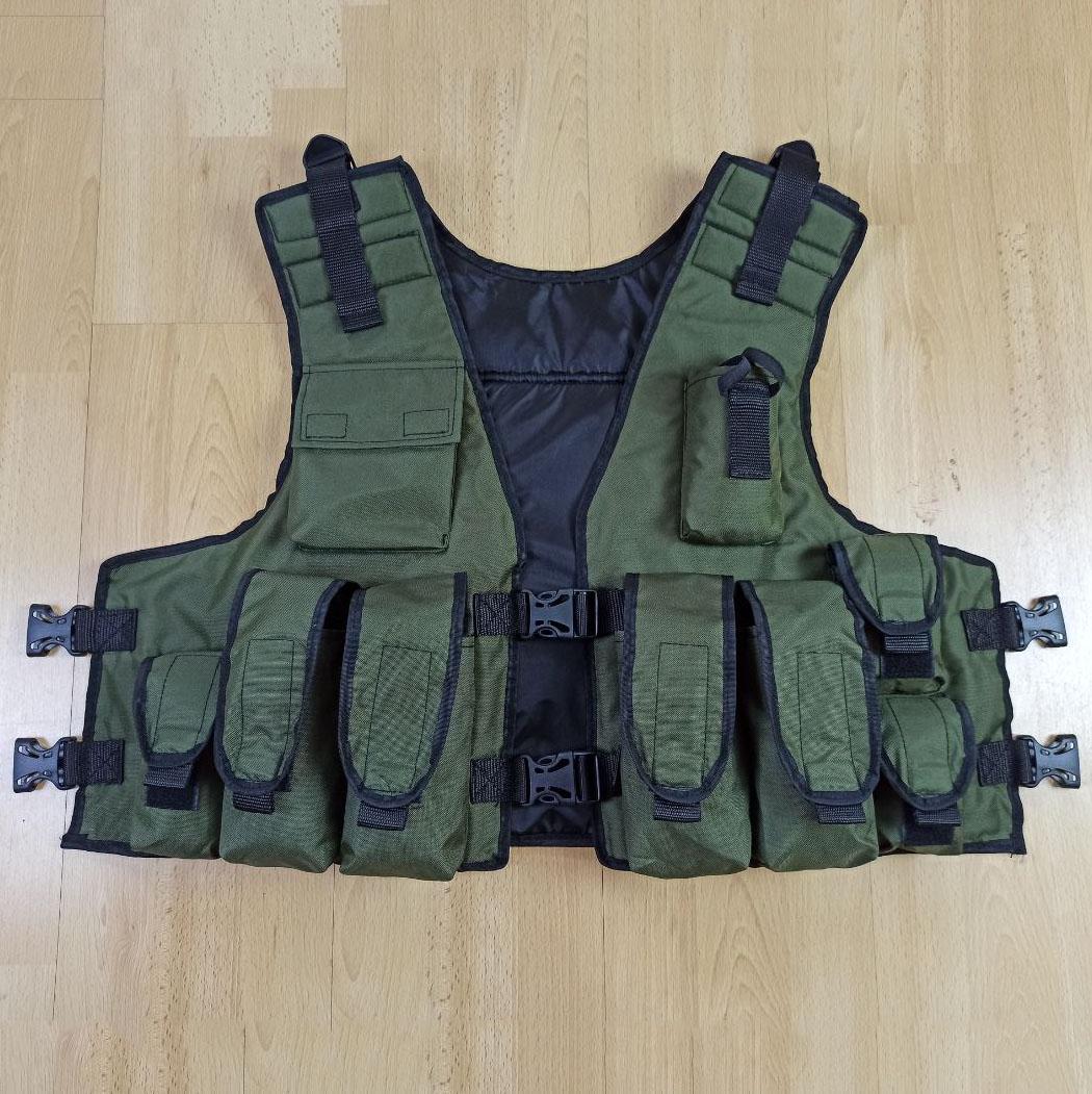 Розвантажувальний жилет / Розвантаження на 10 кишень / Тактичне розвантаження РПС. Колір: оливка хакі